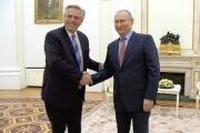 Alberto Fernández con Putin
